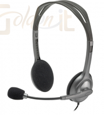Fejhallgatók, mikrofonok Logitech H111 Headset Grey - 981-000593
