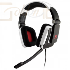 Fejhallgatók, mikrofonok Thermaltake TT eSports SHOCK Gaming Headset White - HT-SHK002ECWH