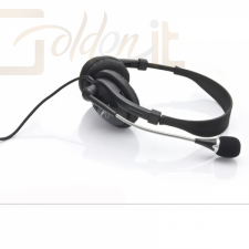 Fejhallgatók, mikrofonok Esperanza Presto Headset Black - EH115