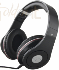 Fejhallgatók, mikrofonok Esperanza Rennel Headset Black - EH141K