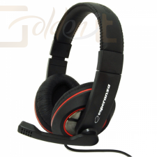 Fejhallgatók, mikrofonok Esperanza Sonata Headset Black - EH118