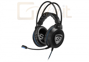 Fejhallgatók, mikrofonok Sharkoon Skiller SGH1 Headset Black - 4044951018284