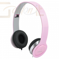 Fejhallgatók, mikrofonok Logilink HS0032 Smile Headset Pink - HS0032