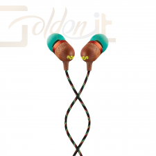 Fejhallgatók, mikrofonok Marley Smile Jamaica Headset Rasta Brown - EM-JE041-RA