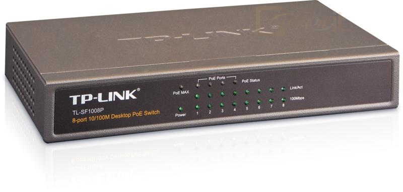 Hálózati eszközök TP-Link TL-SF1008P POE Switch - TL-SF1008P
