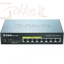 Hálózati eszközök D-Link DGS-1008P/E 8 Port Gigabit Ethernet PoE Switch - DGS-1008P/E
