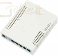 Hálózati eszközök Mikrotik RouterBoard RB260GS 5port Gigabite 1port GbE SFP Switch - RB260GS