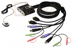 Hálózati eszközök ATEN CPU Switch 2PC USB HDMI audio 2.0 - CS692