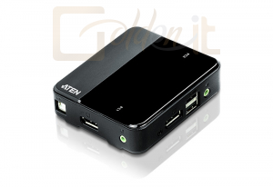 Hálózati eszközök ATEN CPU Switch - 2PC USB Displayport 4K*2K Ultra HD+ audio - CS782DP