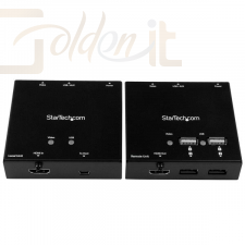 Hálózati eszközök Startech HDMI over CAT6 Extender with 4-port USB Hub 50m 1080p - ST121USBHD