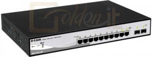Hálózati eszközök D-Link DGS-1210-10MP 8 Port Gigabit Smart Switch  - DGS-1210-10MP