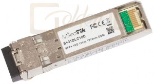 Hálózati eszközök Mikrotik RouterBoard S+31DLC10D monomódusú SFP+ modul - S+31DLC10D