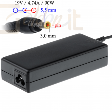 Notebook kiegészitők Akyga AK-ND-27 Adapter Samsung 19V/4,74A 90W - AK-ND-27