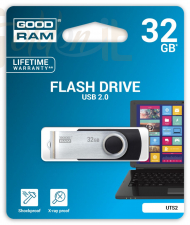 USB Ram Drive Good Ram 32GB UTS2 Black - UTS2-0320K0R11