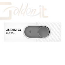 USB Ram Drive A-Data 32GB Flash Drive UV220 White/Grey - AUV220-32G-RWHGY