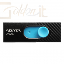 USB Ram Drive A-Data 32GB Flash Drive UV220 Black/Blue - AUV220-32G-RBKBL