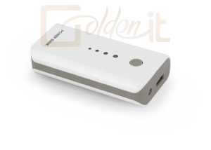 Powerbank vésztöltők Esperanza ELECTRON 5200 mAh Power Bank White/Grey - EMP104WE