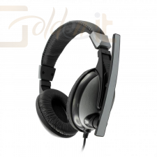 Fejhallgatók, mikrofonok SBOX HS-302 Headset Black - HS-302