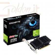 Videókártya GIGABYTE GT710 2GB DDR5 GV-N710D5SL-2GL - GV-N710D5SL-2GL