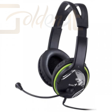 Fejhallgatók, mikrofonok Genius HS-400A Headset Green - HS-400A GREEN