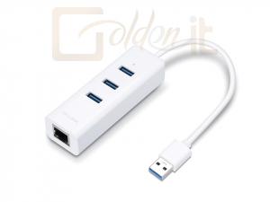 Hálózati eszközök TP-Link UE330 3-Port Hub & Gigabit Ethernet Adapter 2 in 1 USB Adapter  - UE330