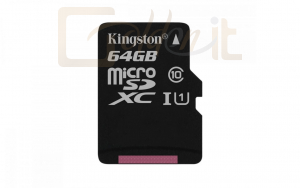 USB Ram Drive Kingston 64GB microSDXC Canvas Select Class10 UHS-I + adapter nélkül - SDCS/64GBSP