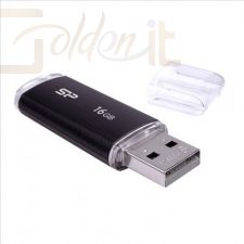 USB Ram Drive Silicon Power 16GB Ultima U02 Black - SP016GBUF2U02V1K