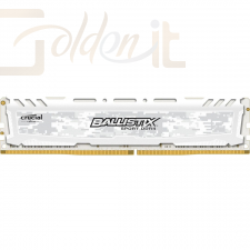 RAM Crucial 8GB DDR4 2666MHz Ballistix Sport LT White - BLS8G4D26BFSCK