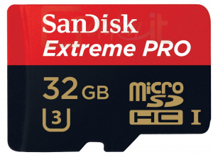 USB Ram Drive Sandisk 32GB microSDHC Extreme Pro UHS-I Class10 - SDSDQXP-032G-G46A