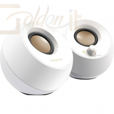 Hangfal Creative Pebble 2.0 USB Desktop Speakers White - 51MF1680AA001