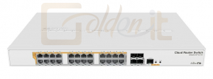 Hálózati eszközök Mikrotik RouterBoard CRS328-24P-4S+RM 24port GbE LAN PoE 4xSFP+ port Rackmount Cloud Router Switch - CRS328-24P-4S+RM