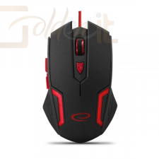Egér Esperanza MX205 Fighter Gamer mouse Black/Red - EGM205R
