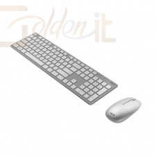 Billentyűzet Asus FehérAsus W5000 wireless billentyűzet + egér White HU - W5000 KEYBOARD+MOUSE/WH/HU