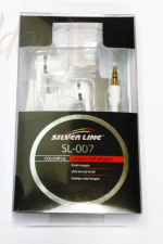 Fejhallgatók, mikrofonok Silverline SL-007 InEar White - SISL007W