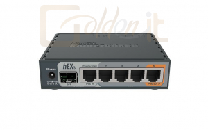 Hálózati eszközök Mikrotik RouterBoard hEX S RB760iGS L4 256MB 5x GbE port 1x GbE SFP router - RB760IGS
