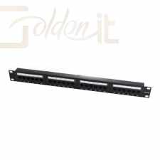 Hálózati eszközök WP 24 Port RJ45 UTP CAT 5e Patch Panel, 1U - WPC-PAN-5U-24