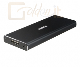 Mobilrack Akasa USB 3.1 Gen1 aluminium enclosure for M.2 (NGFF) SSD - AK-ENU3M2-BK