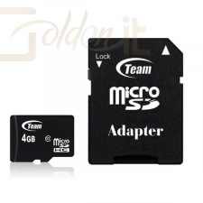 USB Ram Drive TeamGroup 4GB microSDHC Class 10 + adapterrel - TUSDH4GCL1003