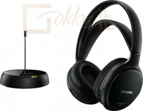 Fejhallgatók, mikrofonok Philips SHC5200 Wireless Headphone Black - SHC5200/10