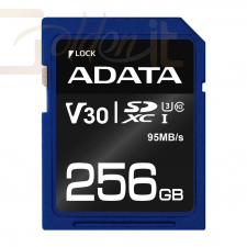 USB Ram Drive A-Data 256GB SDXC Premier Pro UHS-I U3 Class 10 V30 - ASDX256GUI3V30S-R