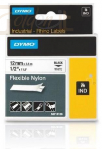 ID1 nylon, Dymo 12mmx3,5m, fehér