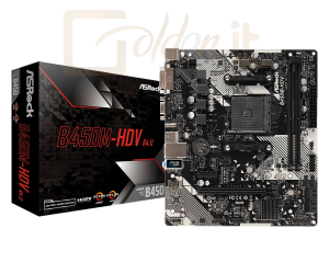 Alaplapok ASROCK B450M HDV R4.0 - 90-MXB9N0-A0UAYZ