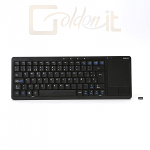 Billentyűzet Omega OKB004B Teclado Inalambrico SmartTV wireless keyboard Black - OKB004B