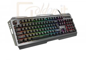 Billentyűzet Natec Genesis Rhod 420 RGB Gaming Keyboard Grey US - NKG-1234