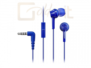 Fejhallgatók, mikrofonok Panasonic RP-TCM115E-A Headset Blue - RP-TCM115E-A