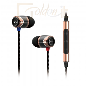 Fejhallgatók, mikrofonok SoundMAGIC E10C Headset Black/Gold - SM-E10C-03