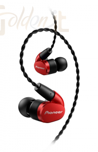 Fejhallgatók, mikrofonok Pioneer SE-CH5T-R Hi-Res Headset Red - SE-CH5T-R