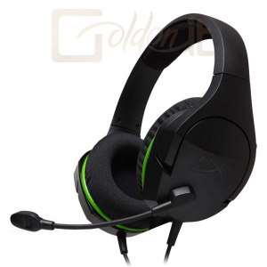 Fejhallgatók, mikrofonok Kingston HyperX CloudX Stinger Core Gamer Headset Black/Green (Xbox Licensed) - HX-HSCSCX-BK