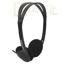 Fejhallgatók, mikrofonok Esperanza Disco Headphones Black - EH119