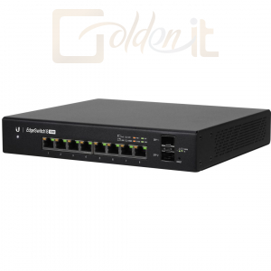 Hálózati eszközök Ubiquiti EdgeSwitch 8 150W Managed PoE+ Gigabit Switch with SFP - ES-8-150W